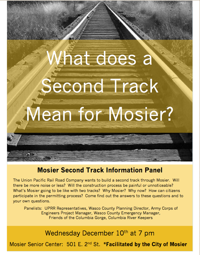 Mosier Train Tack Info Panel